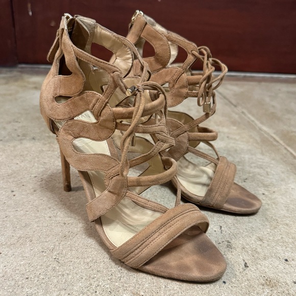 Alexandre Birman Suede Caged Cutout Heel - Picture 3 of 7